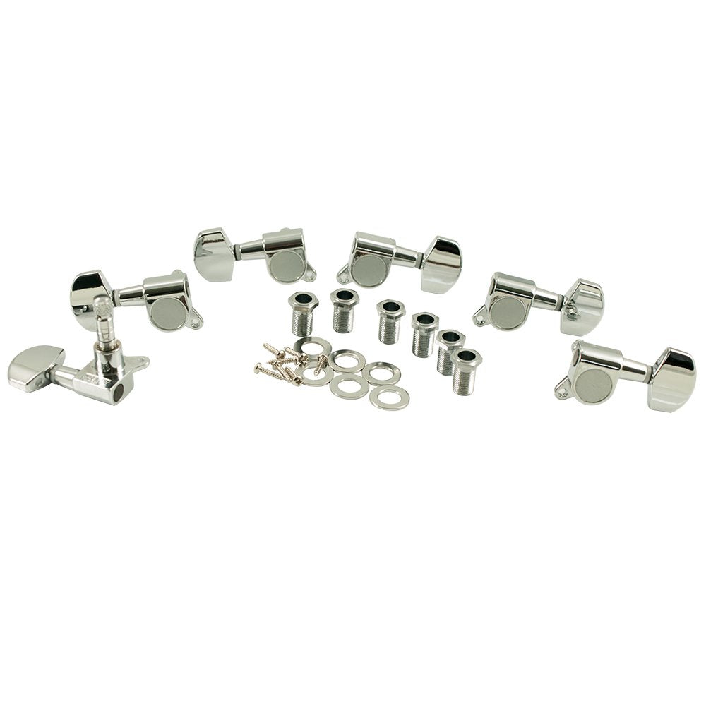 WD Music Premium Tuning Machines ML3C - Chrome, 3 Per Side