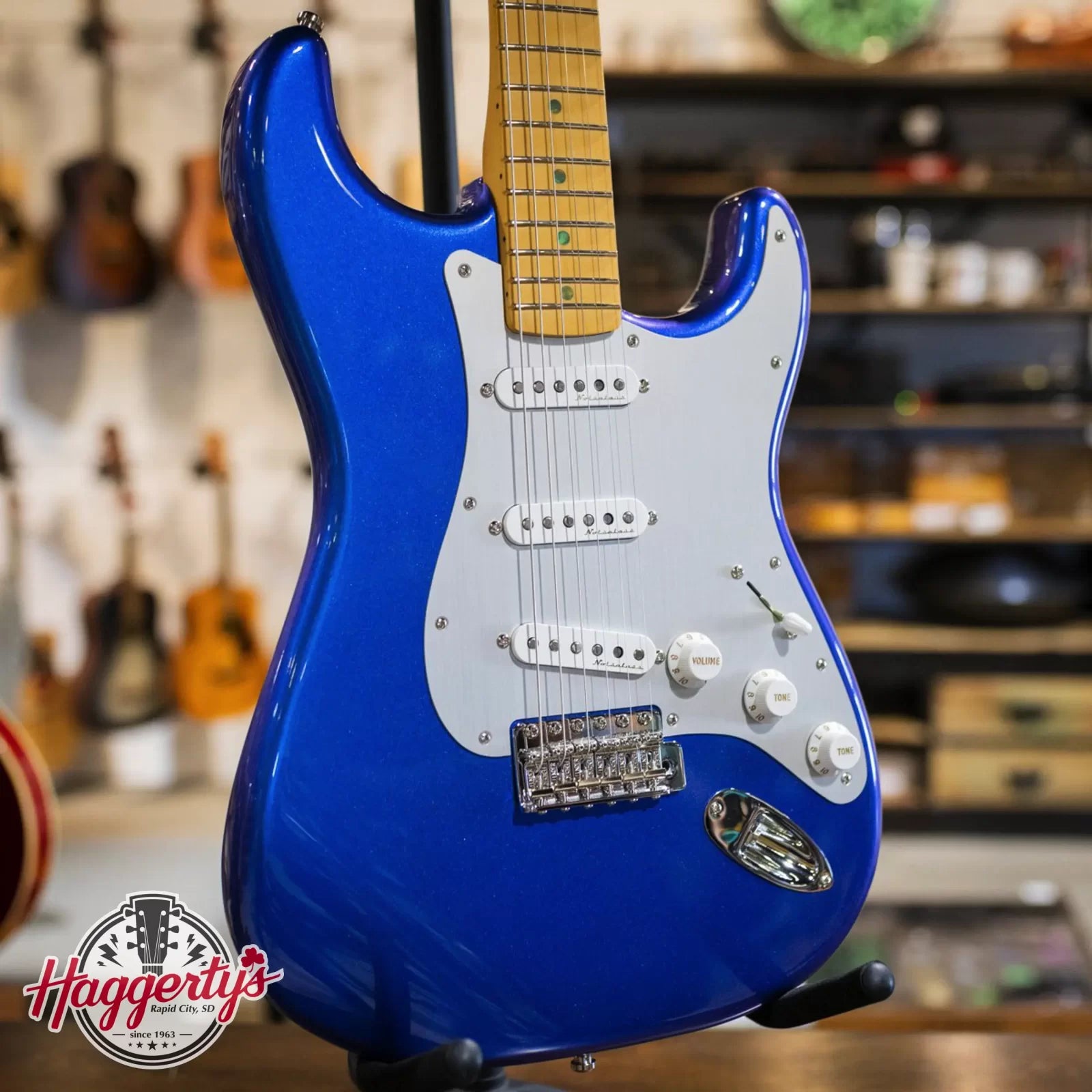 Fender Limited Edition H.E.R. Stratocaster, Maple Fingerboard - Blue Marlin with Gig Bag - Floor Model