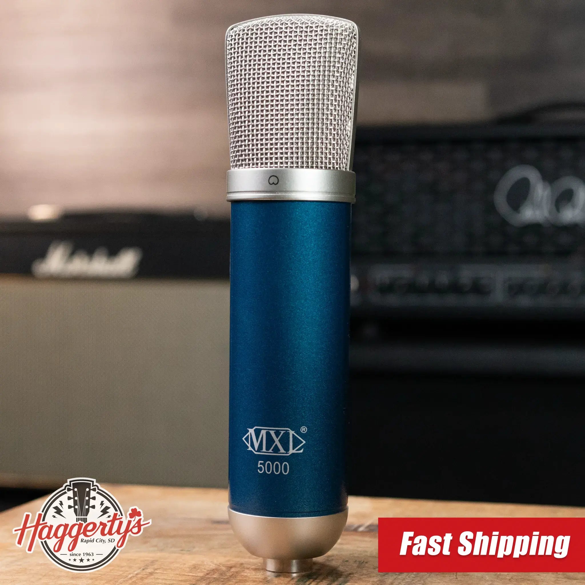 MXL 5000 Large Diaphragm Condenser Microphone with Pad and Roll-Off Switches - Used