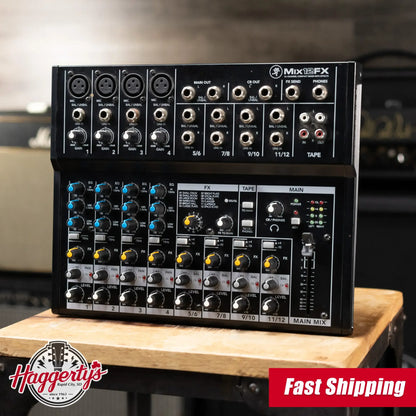 Mackie Mix12FX 12-Channel Compact Live Studio Mixer with Effects - Used
