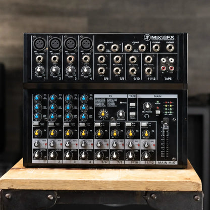 Mackie Mix12FX 12-Channel Compact Live Studio Mixer with Effects - Used