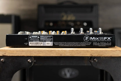 Mackie Mix12FX 12-Channel Compact Live Studio Mixer with Effects - Used