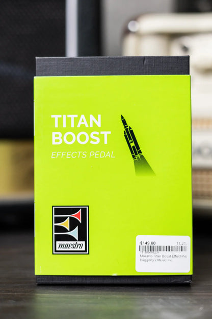 Maestro Titan Boost Effect Pedal