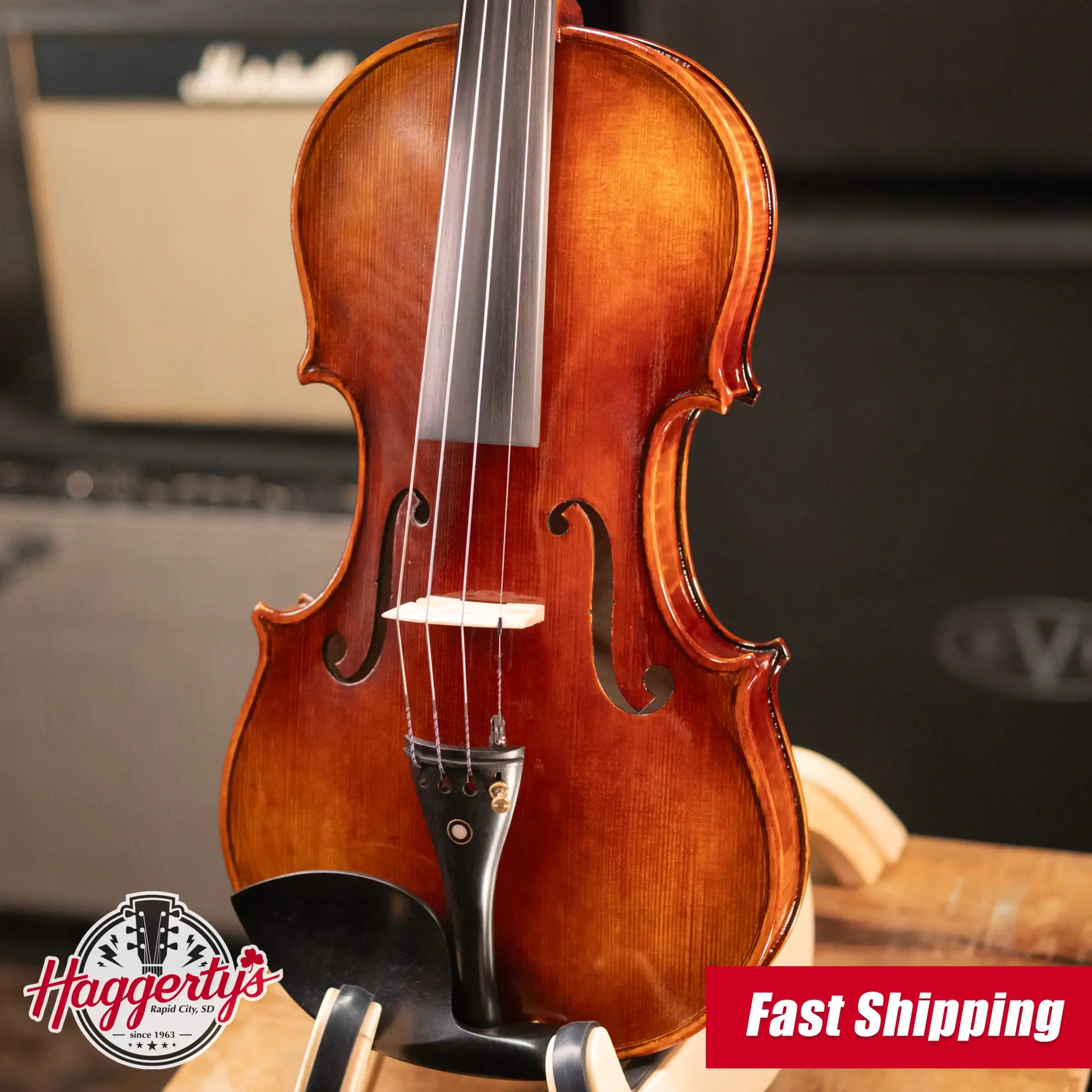 Maple Leaf Strings Craftsman Collection Chaconne Parisian Eye Violin - 4/4 Size