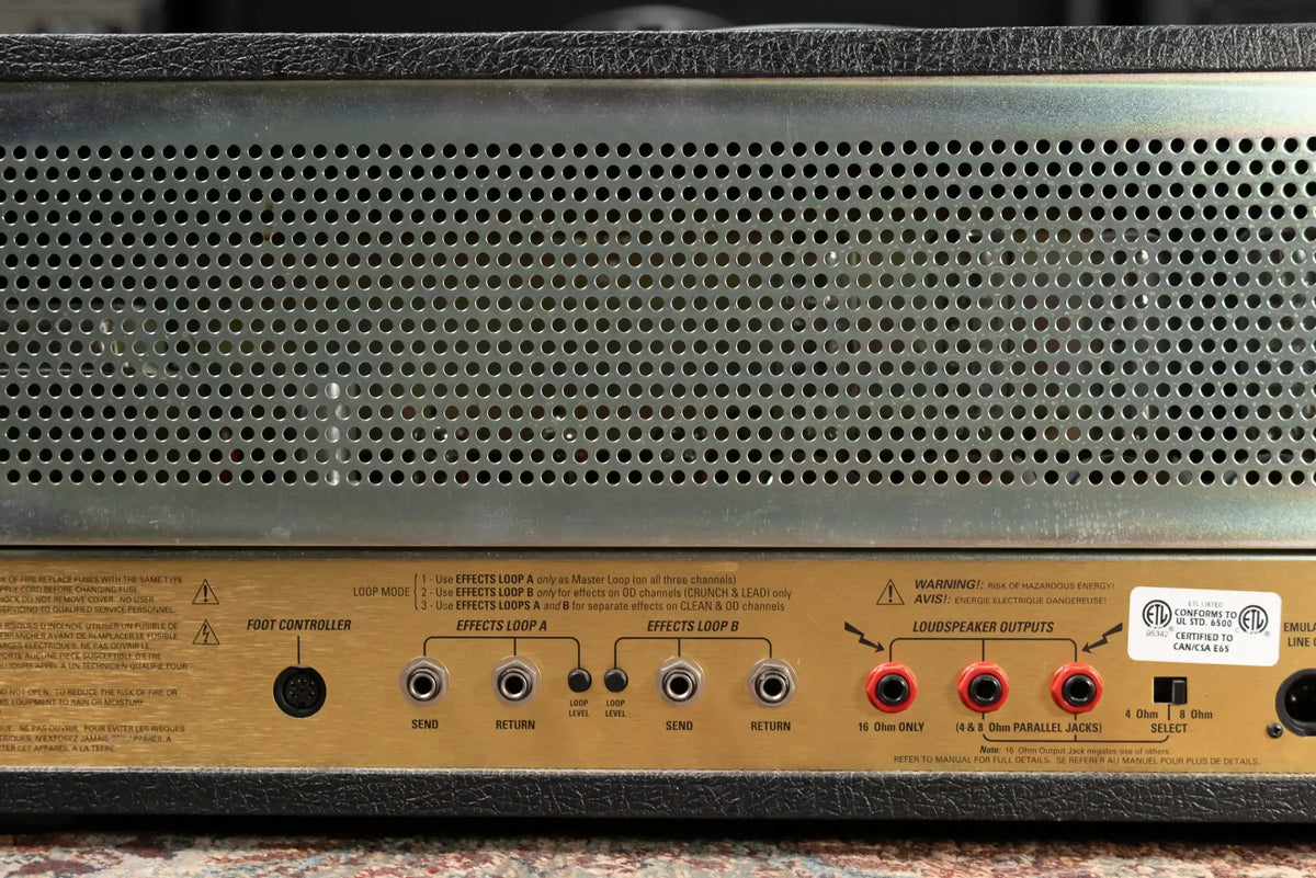 Marshall JCM 2000 TSL 100 Triple Super Lead 3-Channel 100-Watt Guitar Amp Head with Gig Bag - Used