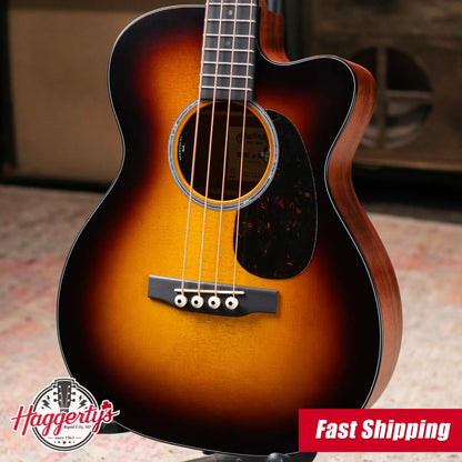 Martin 000C Jr-E Acoustic/Electric Bass - Burst with Gig Bag