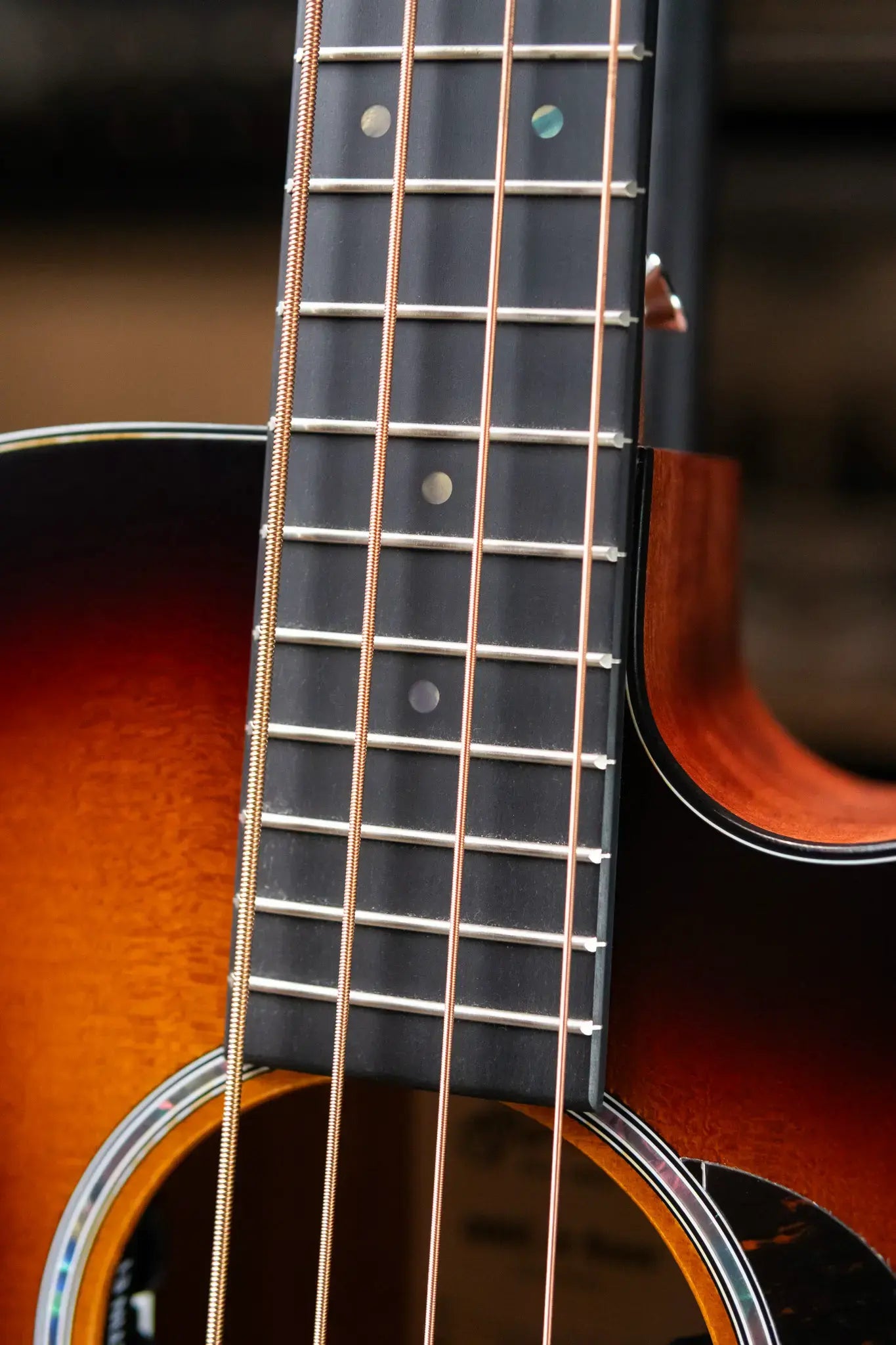 Martin 000C Jr-E Acoustic/Electric Bass - Burst with Gig Bag