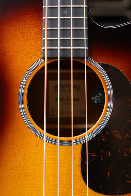 Martin 000C Jr-E Acoustic/Electric Bass - Burst with Gig Bag