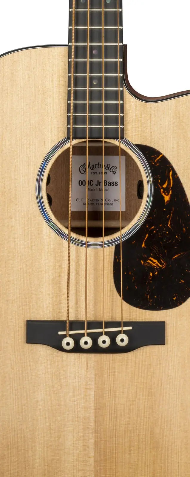 Martin 000C Jr-E Acoustic/Electric Bass with Gig Bag