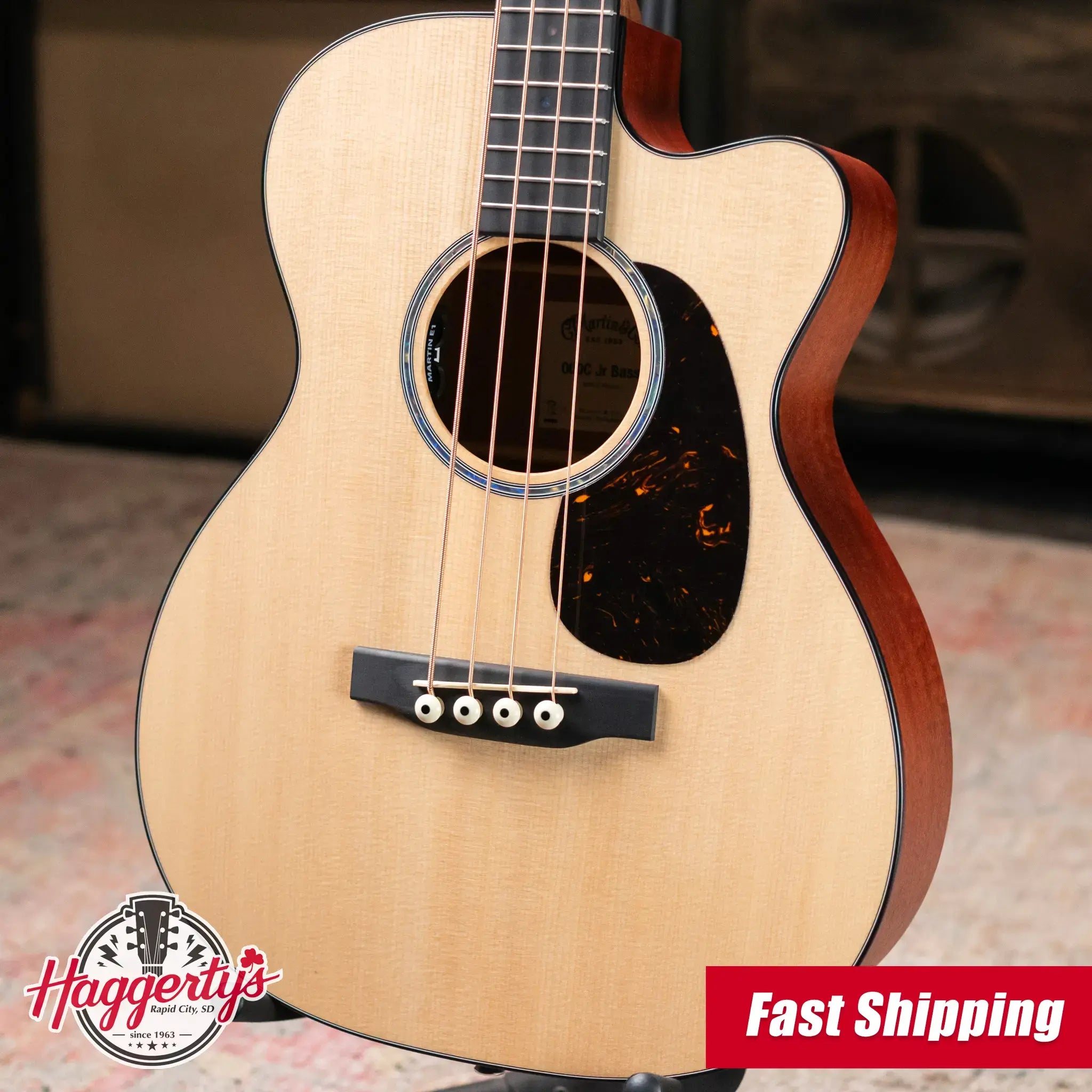 Martin 000C Jr-E Acoustic/Electric Bass with Gig Bag