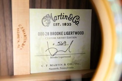 Martin 000-28 Brooke Ligertwood Signature Acoustic Guitar with Hardshell Case
