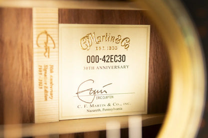 Martin 000-42EC 30th Anniversary Eric Clapton Signature Acoustic Guitar with Hardshell Case