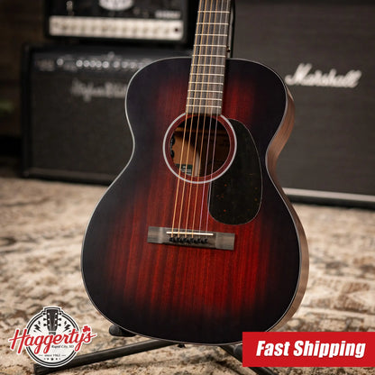 Martin 000 Jr E Jeff Tweedy Acoustic Electric Guitar - Dark Mahogany with Gig Bag