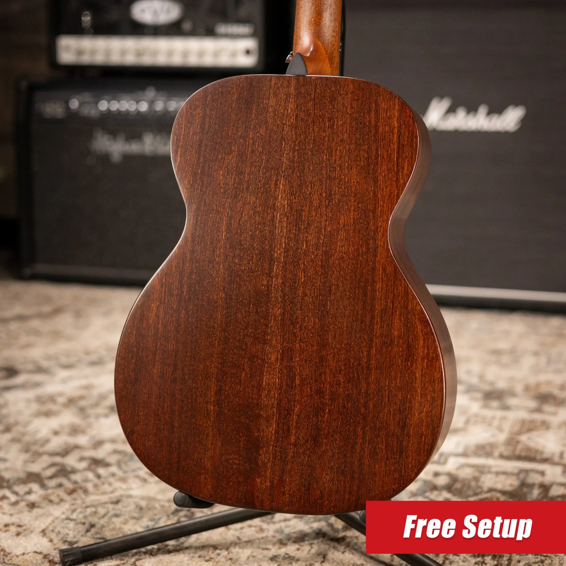 Martin 000 Jr E Jeff Tweedy Acoustic Electric Guitar - Dark Mahogany with Gig Bag