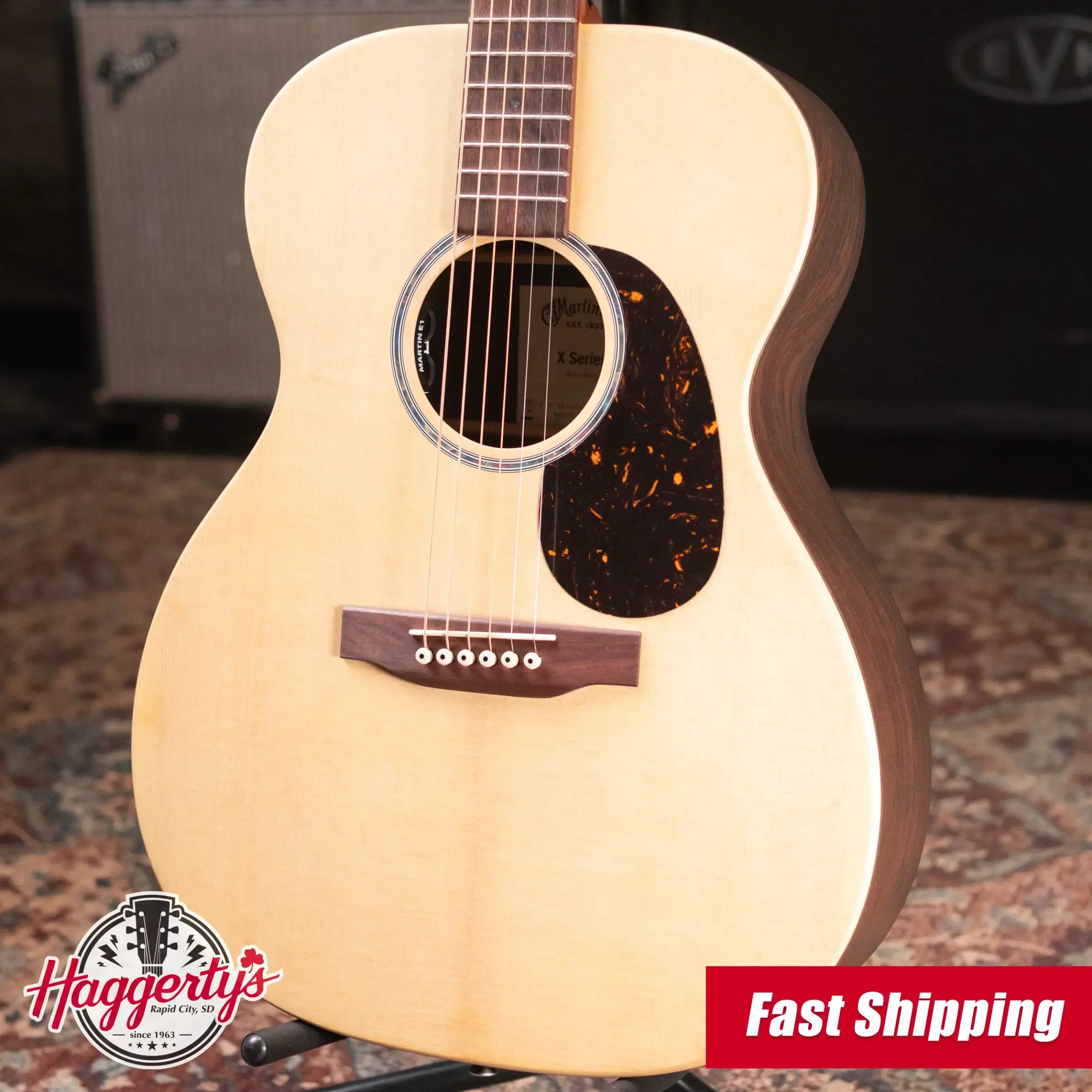 Martin 000-X2E Acoustic/Electric Guitar - Brazilian Rosewood with Gig Bag