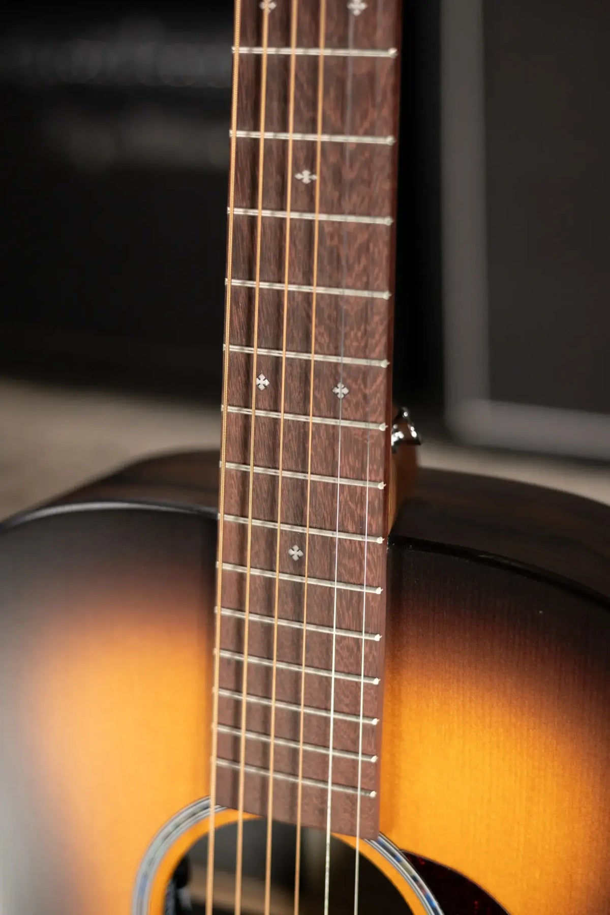 Martin 000-X2E Brazilian Special Acoustic/Electric Guitar - Burst with Gig Bag