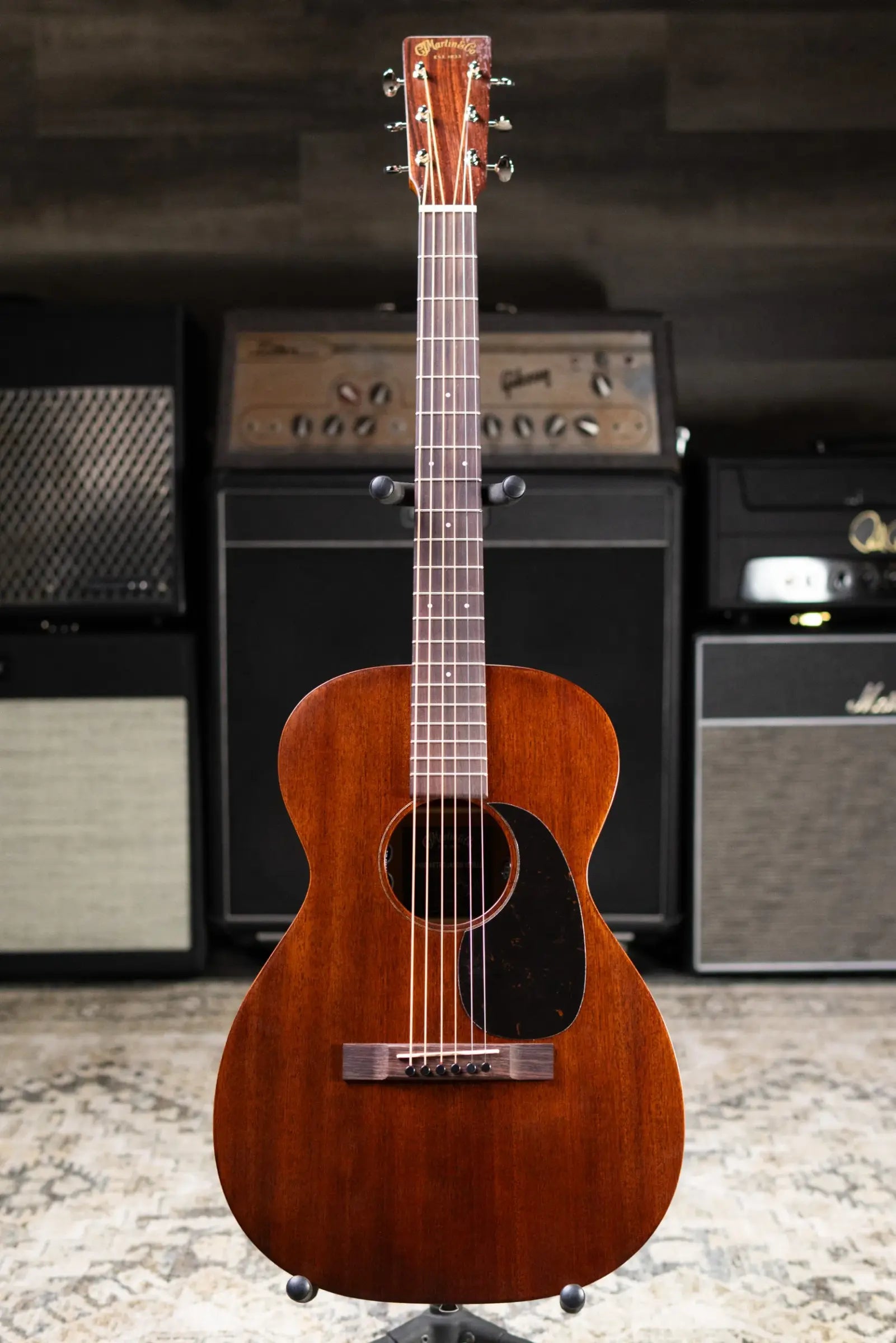Martin 0-10E Retro Jason Isbell Acoustic/Electric Guitar - Dark Mahogany with Gig Bag