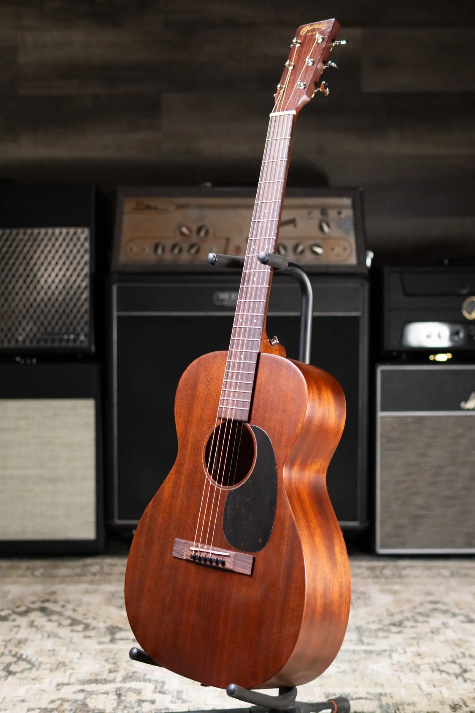 Martin 0-10E Retro Jason Isbell Acoustic/Electric Guitar - Dark Mahogany with Gig Bag