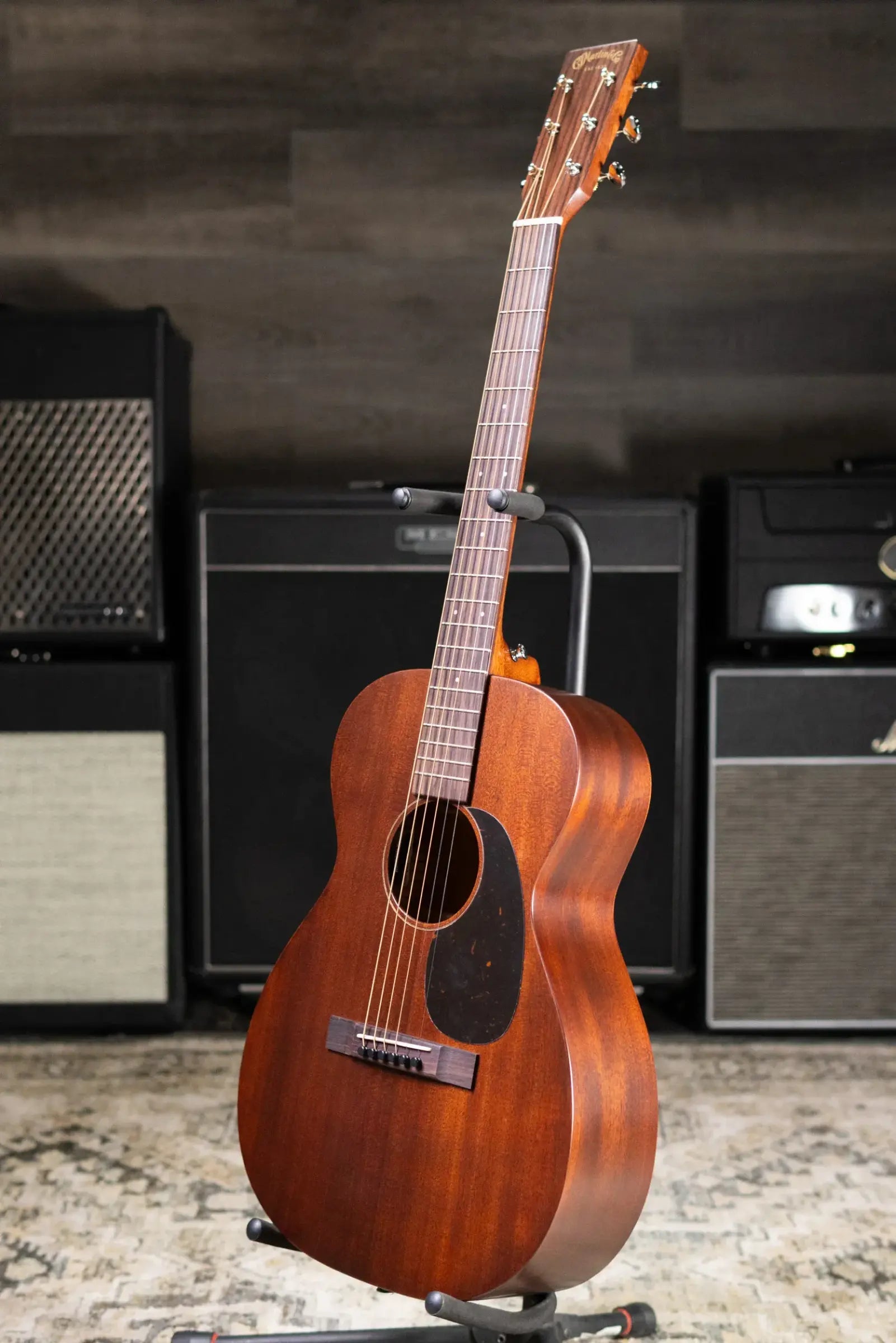Martin 0-10E Retro Jason Isbell Acoustic/Electric Guitar - Dark Mahogany with Gig Bag