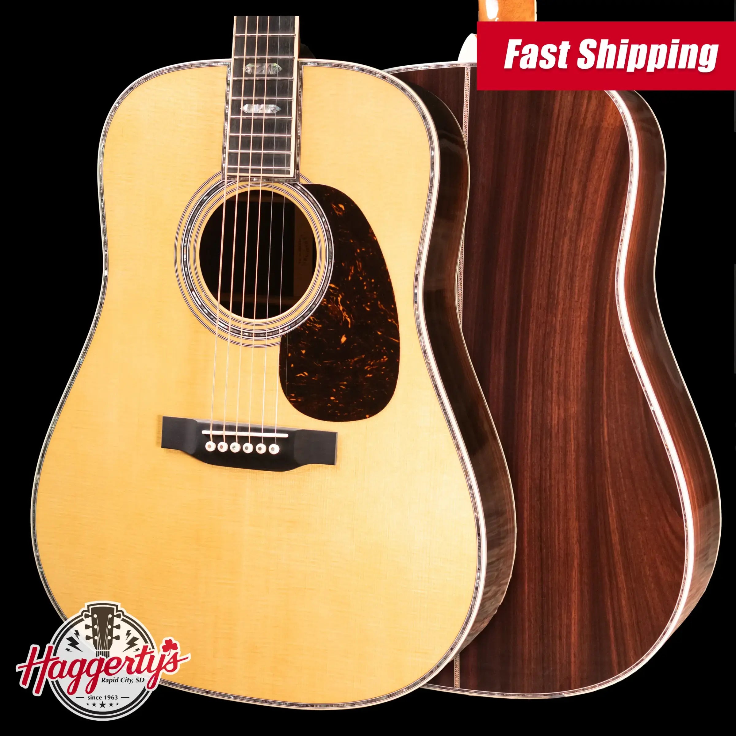 Martin 2025 D-45 Dreadnought Acoustic Guitar with Hardshell Case