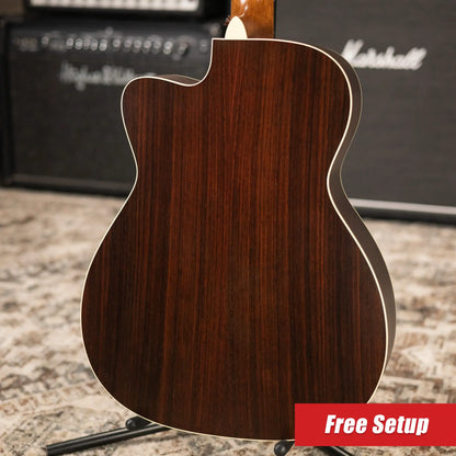 Martin BC-16E Acoustic-Electric Bass Guitar - Natural with Softshell Gig Bag