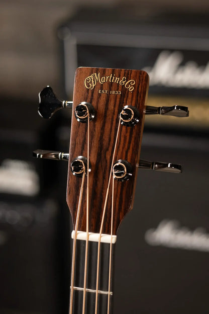 Martin BC-16E Acoustic-Electric Bass Guitar - Natural with Softshell Gig Bag