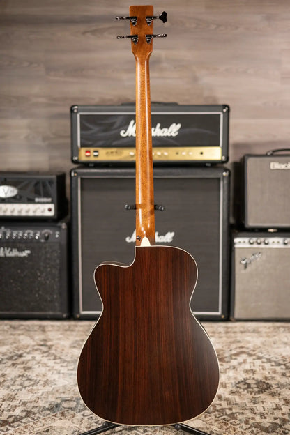Martin BC-16E Acoustic-Electric Bass Guitar - Natural with Softshell Gig Bag