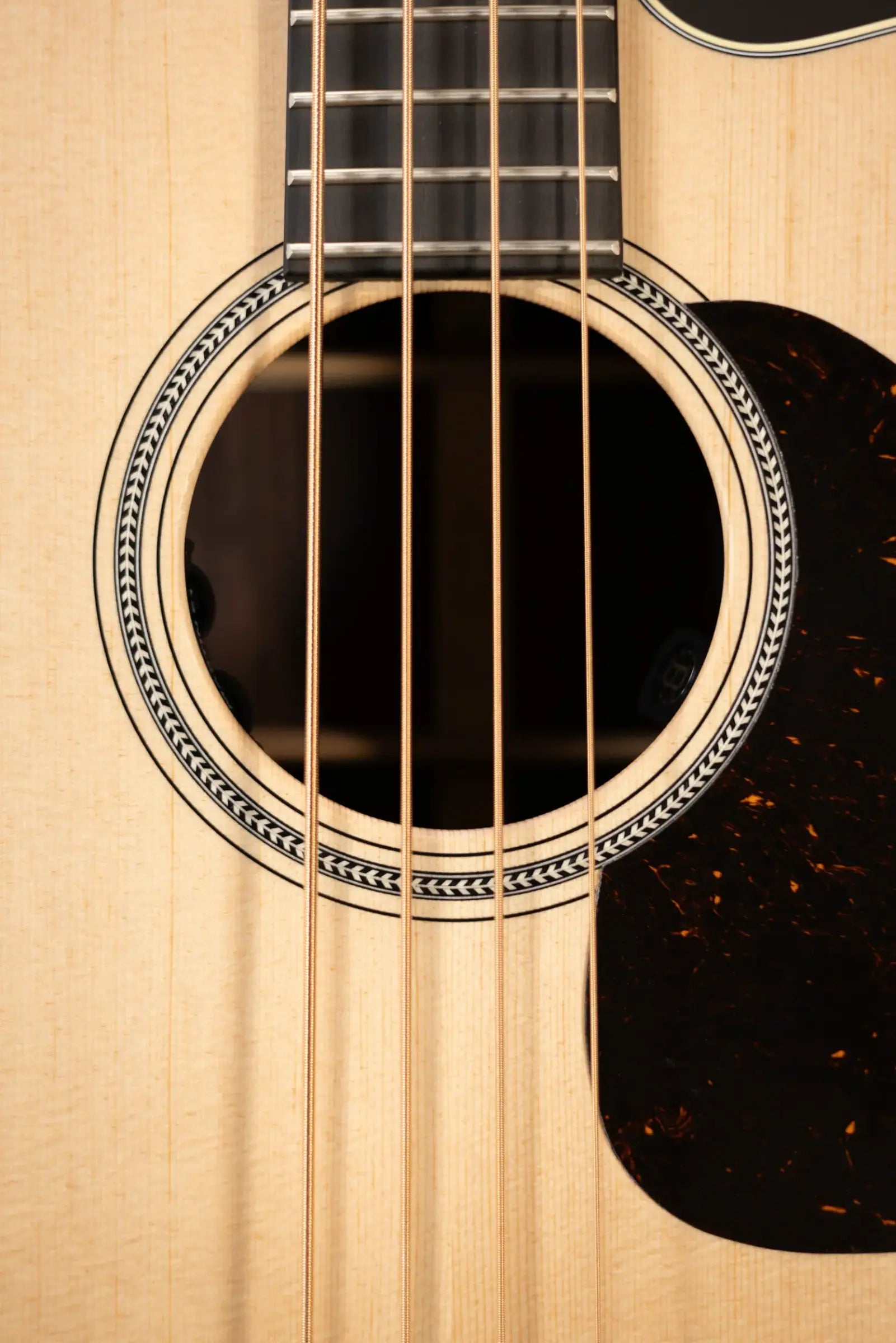 Martin BC-16E Acoustic-Electric Bass Guitar - Natural with Softshell Gig Bag