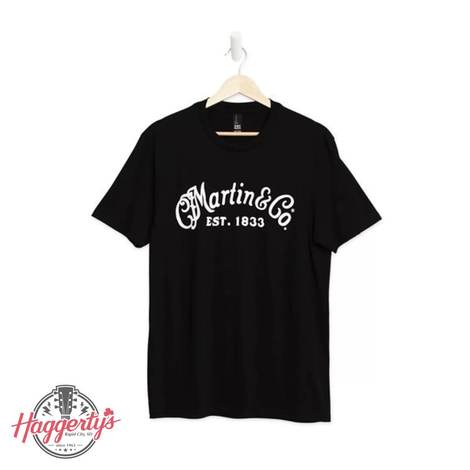 Martin Black Basic Logo T-Shirt - X-Large