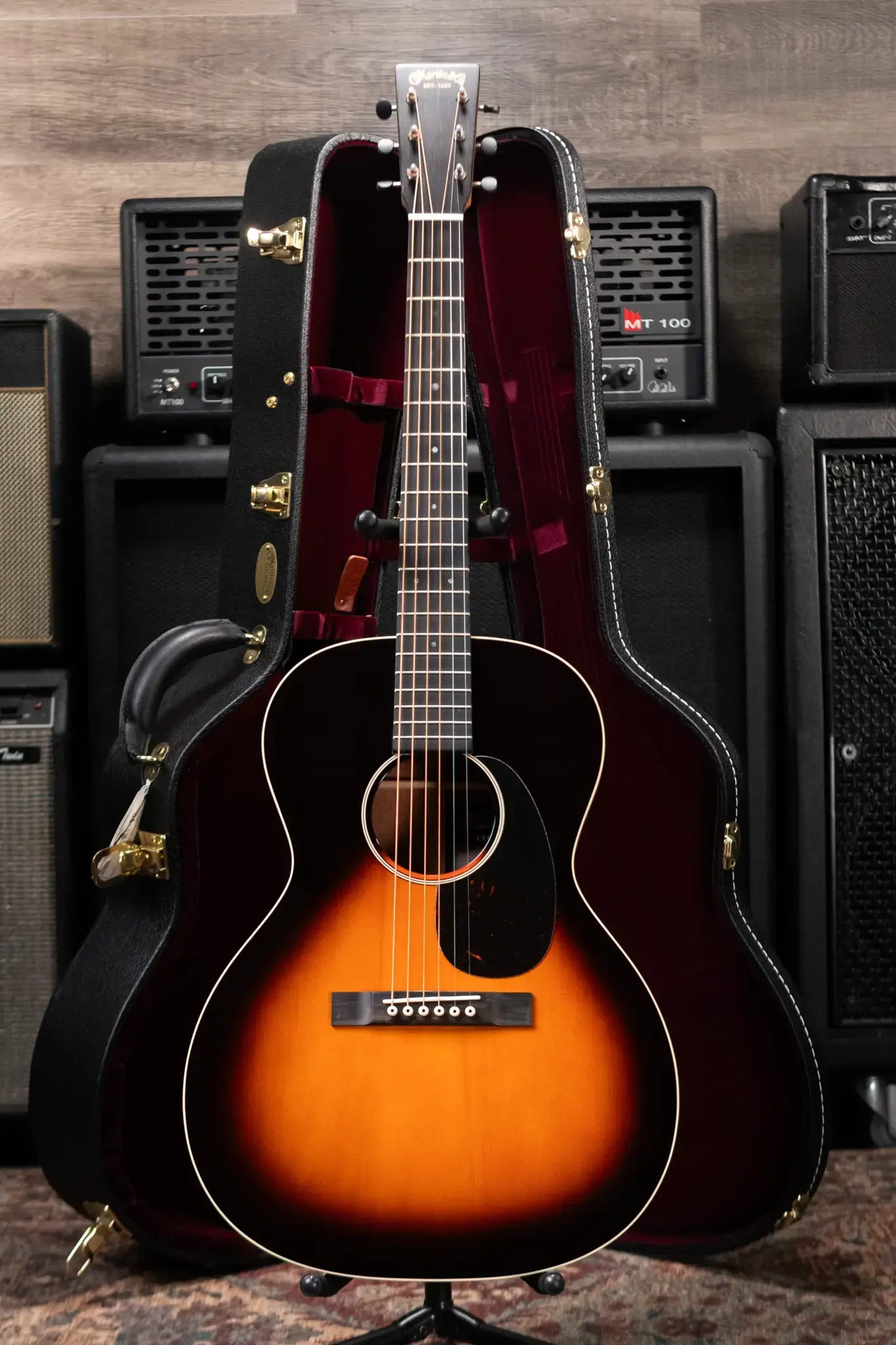 Martin CEO-7 Acoustic Guitar - Autumn Sunset Burst with Hardshell Case