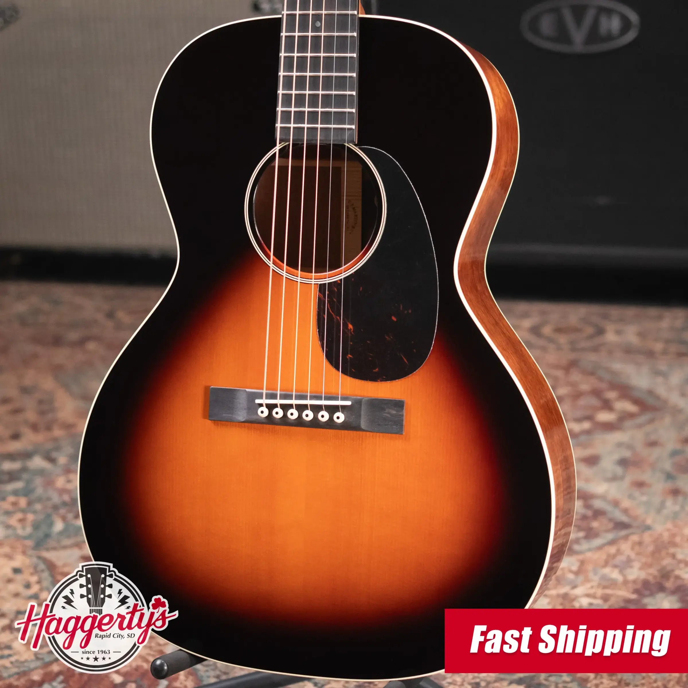 Martin CEO-7 Acoustic Guitar - Autumn Sunset Burst with Hardshell Case