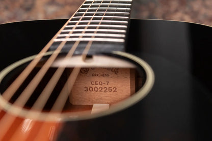 Martin CEO-7 Acoustic Guitar - Autumn Sunset Burst with Hardshell Case