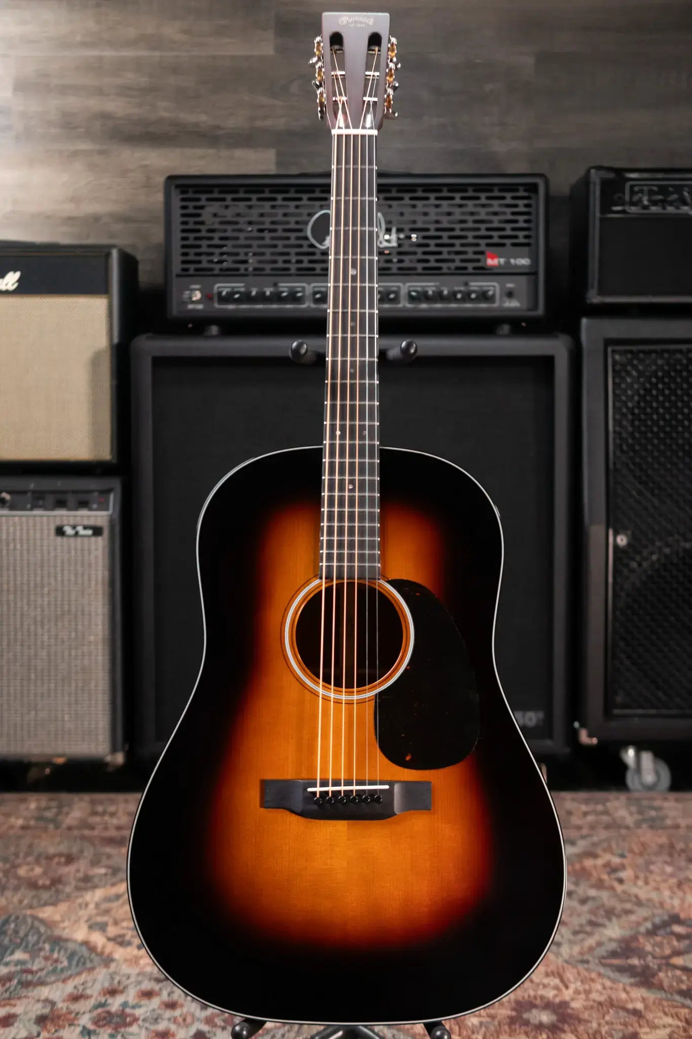 Martin Custom Old Style 18 D-12F Cuban Mahogany/VTS Adirondack Spruce Acoustic Guitar - 1935 Sunburst with Hardshell Case - Used