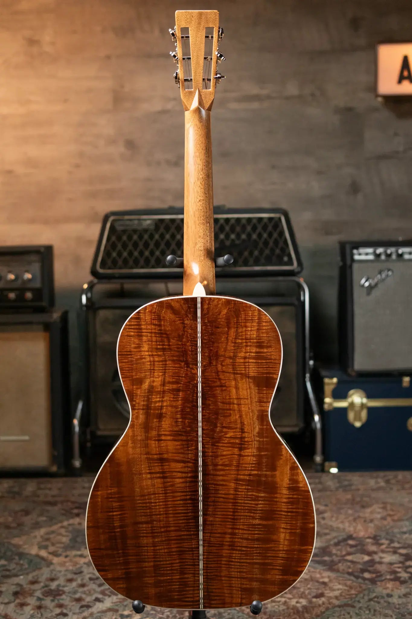 Martin Custom 000 Acoustic - Exceptional Figured Koa (Back, Sides and Top), Natural with Hardshell Case