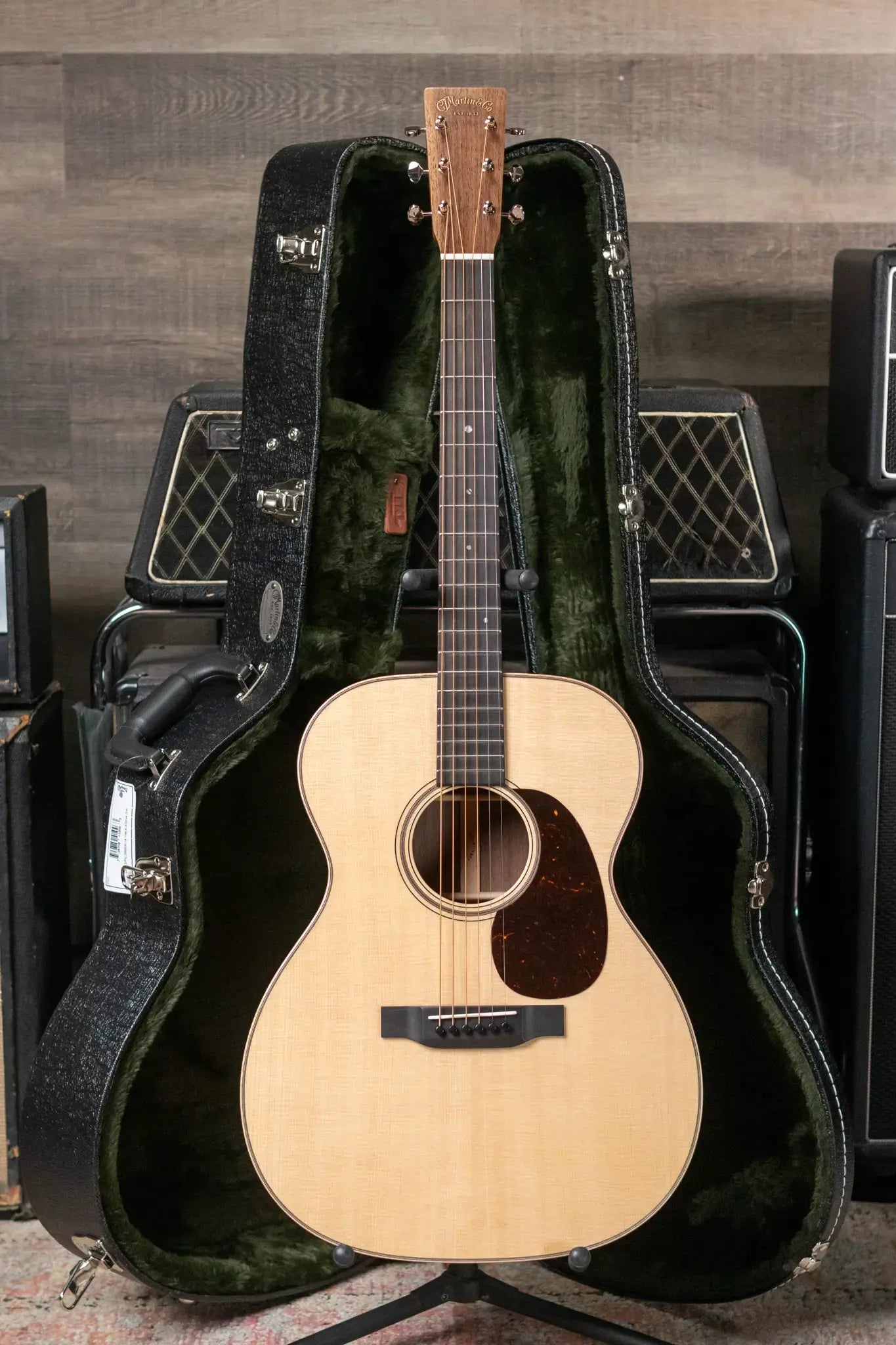 Martin Custom Shop 000 Acoustic Guitar - Black Walnut with Hardshell Case