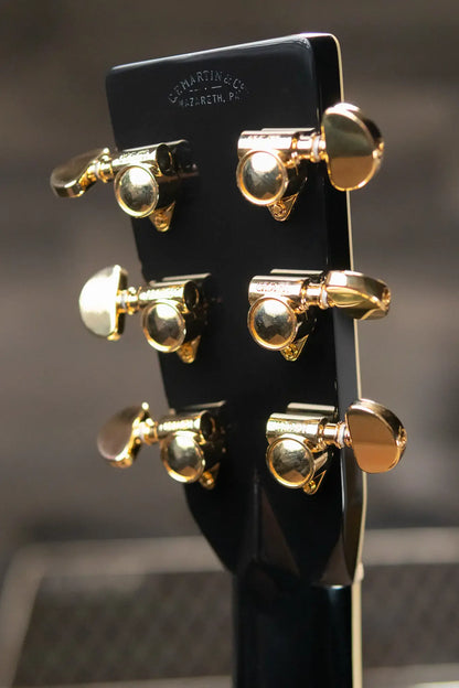 Martin Custom Style 45 000 Acoustic Guitar - East Indian Rosewood/Premium Spruce, Black with Hardshell Case