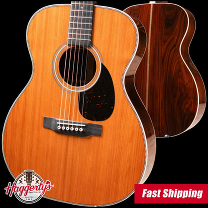 Martin Custom Shop 000 Style 28 Modern Deluxe Appointments Acoustic Guitar - Guatemalan Rosewood/Sinker Redwood with Hardshell Case