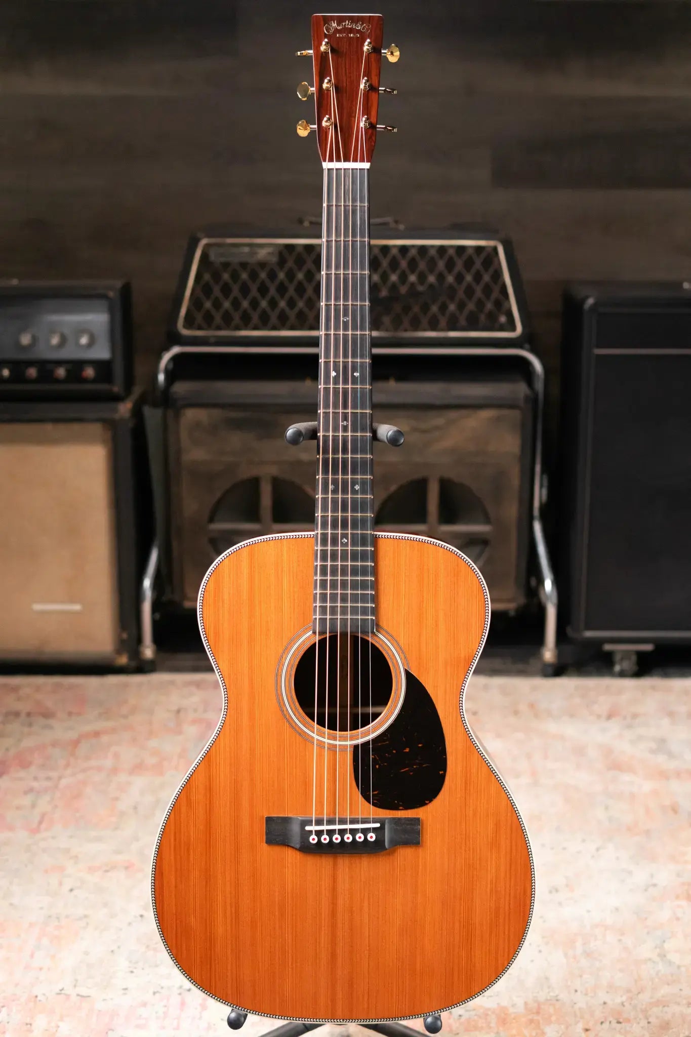 Martin Custom Shop 000 Style 28 Modern Deluxe Appointments Acoustic Guitar - Guatemalan Rosewood/Sinker Redwood with Hardshell Case