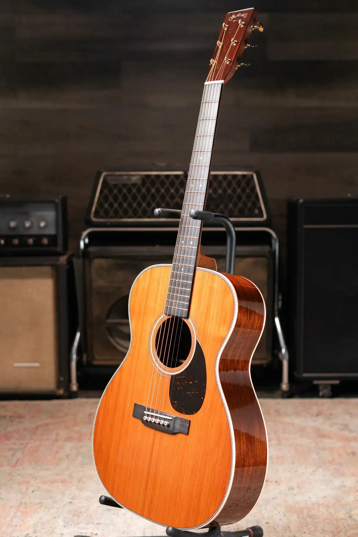 Martin Custom Shop 000 Style 28 Modern Deluxe Appointments Acoustic Guitar - Guatemalan Rosewood/Sinker Redwood with Hardshell Case