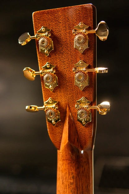 Martin Custom Shop Style 45 OM-14F Acoustic Guitar - Macassar Ebony/Premium Spruce with Hardshell Case