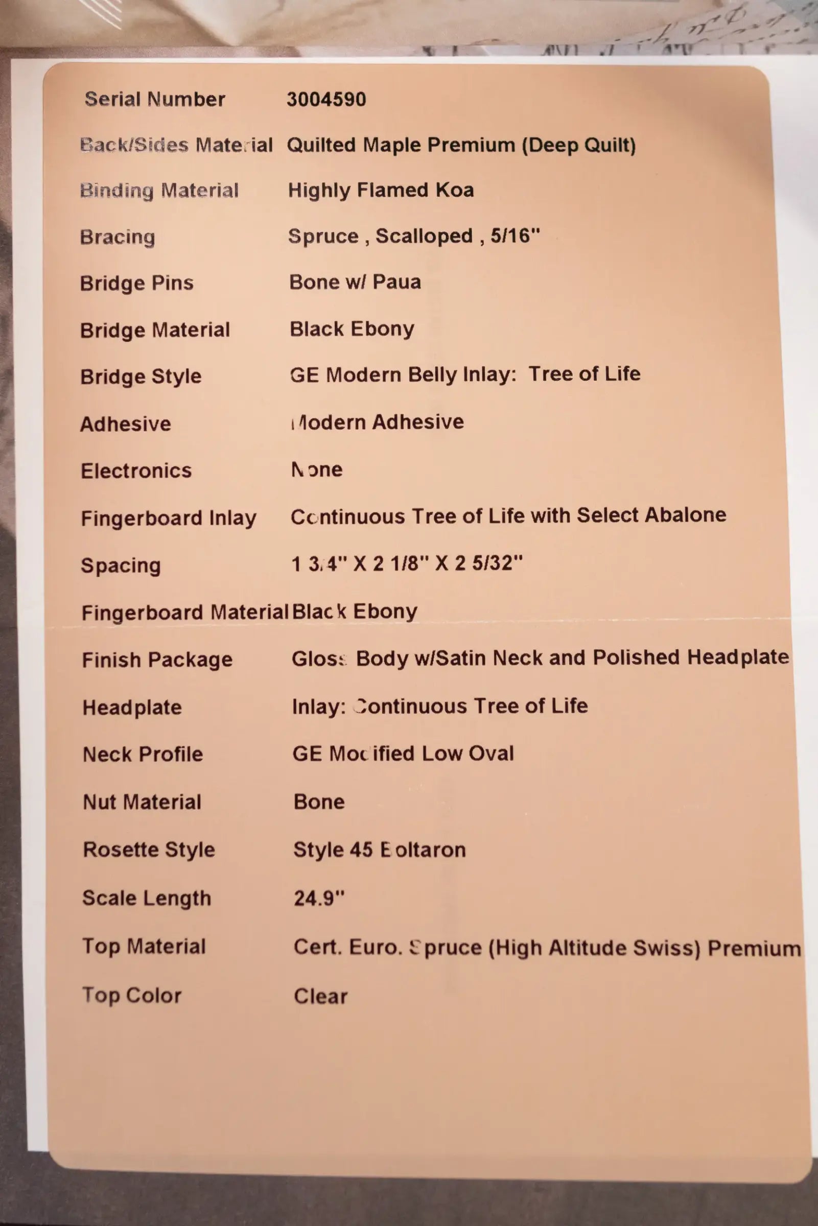 Martin Custom Shop 000 Acoustic Guitar - Quilted Maple with Hardshell Case