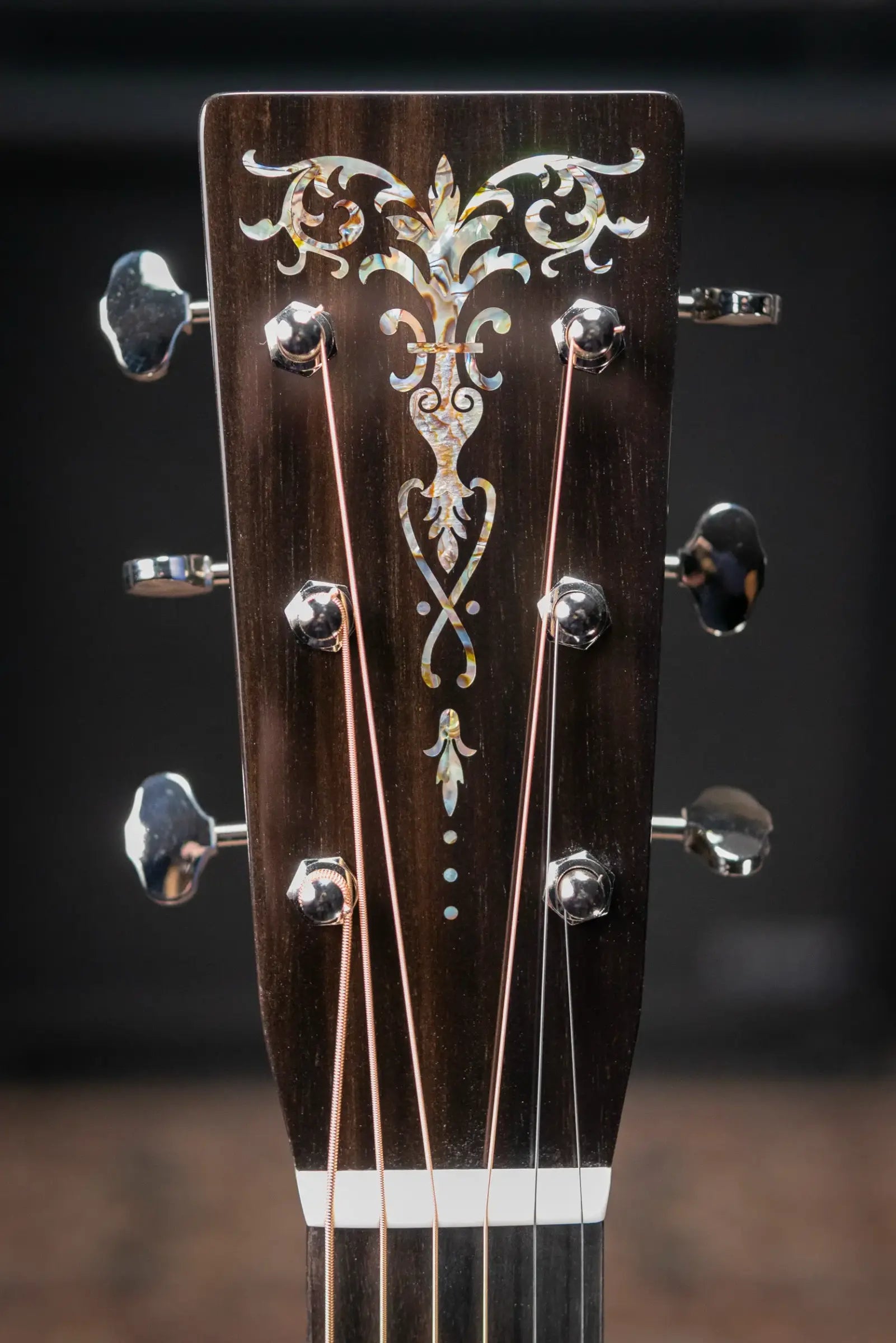 Martin Custom Shop Style 45 OM-14F Acoustic Guitar - Quilted Maple,  Blue Ocean Fade Burst with Hardshell Case