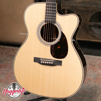 Martin Custom Shop Style 28 OM-14F Acoustic Guitar - Ziricote/Spruce with Hardshell Case