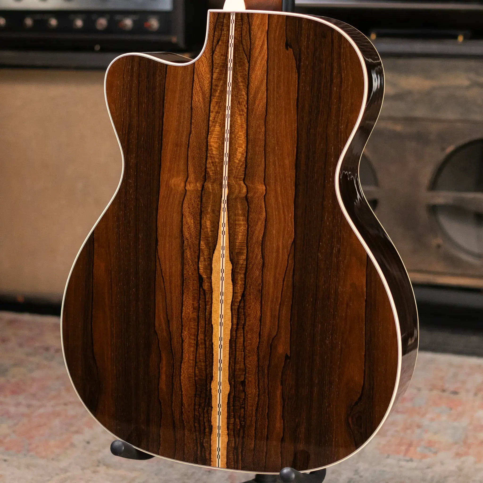 Martin Custom Shop Style 28 OM-14F Acoustic Guitar - Ziricote/Spruce with Hardshell Case