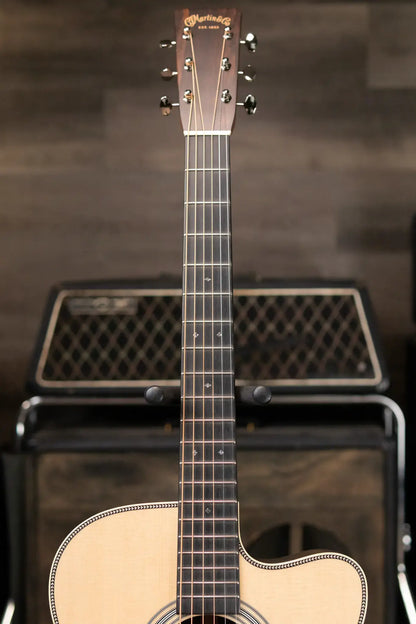 Martin Custom Shop Style 28 OM-14F Acoustic Guitar - Ziricote/Spruce with Hardshell Case