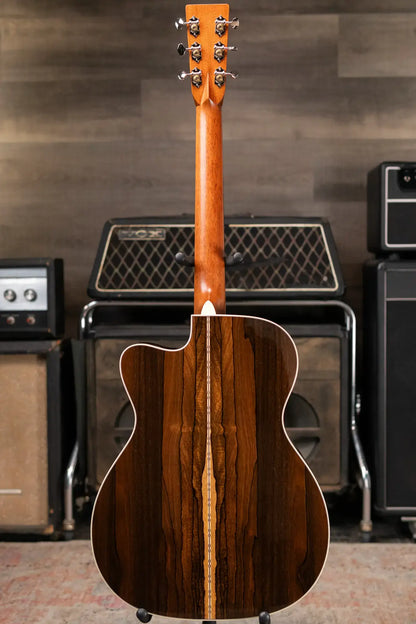 Martin Custom Shop Style 28 OM-14F Acoustic Guitar - Ziricote/Spruce with Hardshell Case