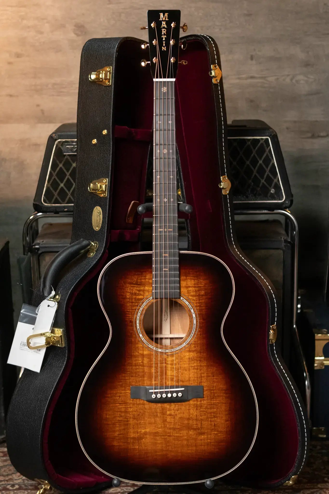 Martin Custom Shop 000 Acoustic - Highly Figured Koa with Hardshell Case
