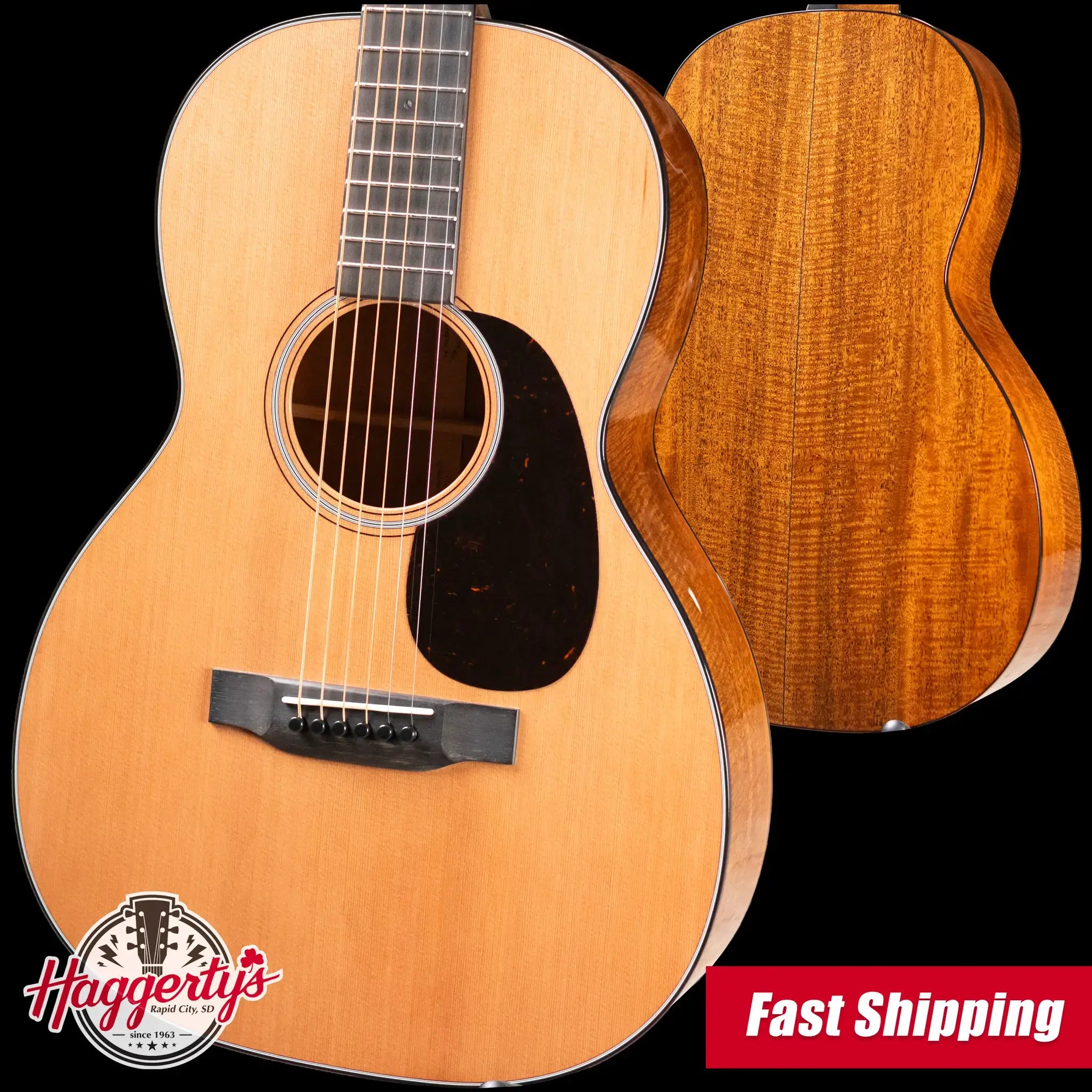 Martin Custom Shop 00-12F Flamed Mahogany/Western Red Cedar with Hardshell Case - Used