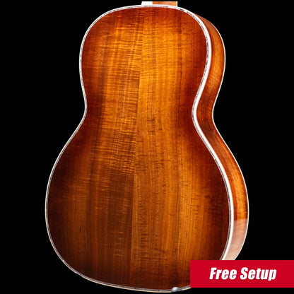 Martin Custom Shop 00 12-Fret Acoustic Guitar - Exceptional Broad Figured Koa with Hardshell Case