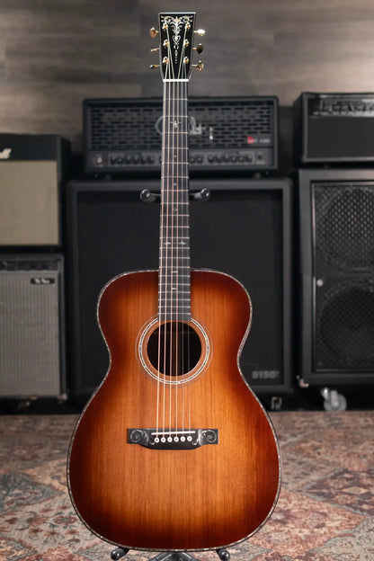 Martin Custom Shop Style 45 00-14F Acoustic Guitar - Sinker Redwood/Honduran Rosewood with Hardshell Case